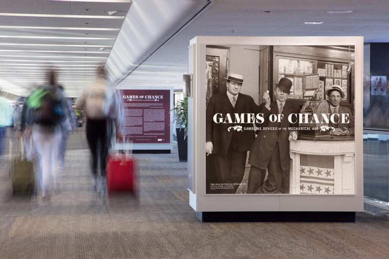 Image: Installation view of "Games of Chance: Gambling Devices of the Mechanical Age"