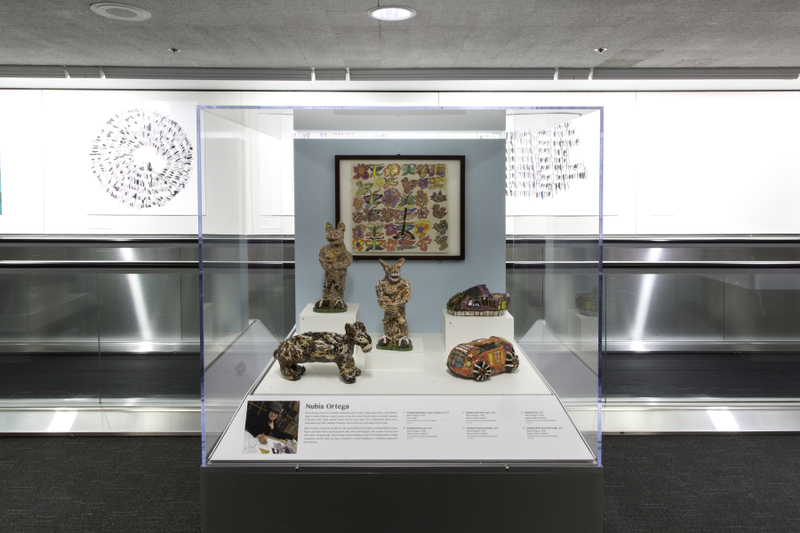 Image: Installation view of "Celebrating a Vision: Art & Disability"
