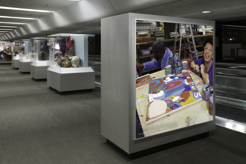 Image: Installation view of "Celebrating a Vision: Art & Disability"
