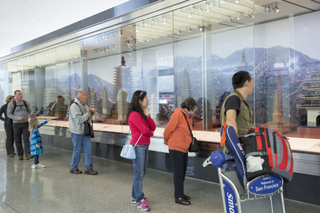 Image: Installation view of "The Tushanwan Pagodas: Models from the 1915 Panama-Pacific International Exposition"