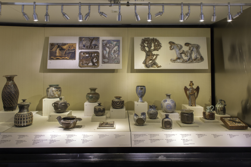 Image: Installation view of "A Potter’s Life: Marguerite Wildenhain at Pond Farm"