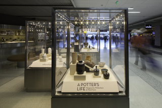 Installation view of "A Potter’s Life: Marguerite Wildenhain at Pond Farm"