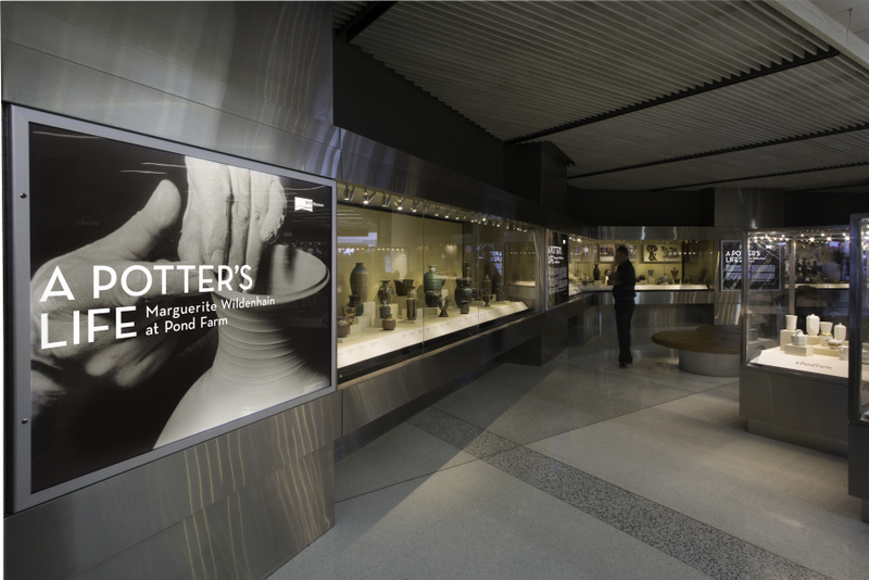 Image: Installation view of "A Potter’s Life: Marguerite Wildenhain at Pond Farm"