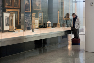Installation view of "All Roads Lead to Rome: 17th - 19th Century Architectural Models from the Collection of Piraneseum"