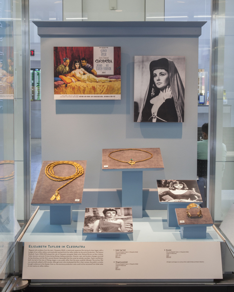 Image: Installation view of "Joseff of Hollywood: Jeweler to the Stars"