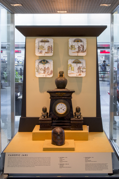 Image: Installation view of "Egyptian Revival: An Everlasting Allure"