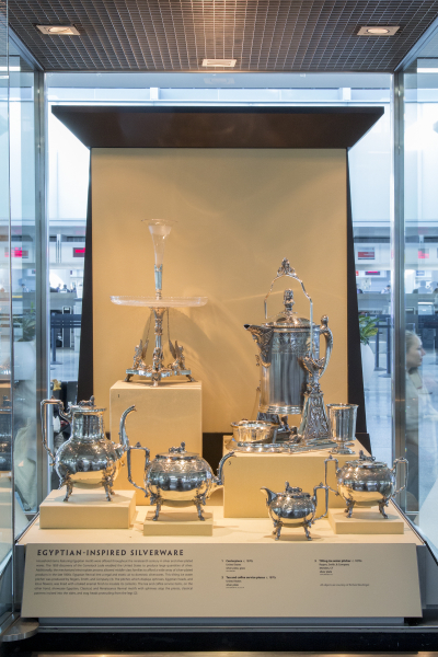 Image: Installation view of "Egyptian Revival: An Everlasting Allure"