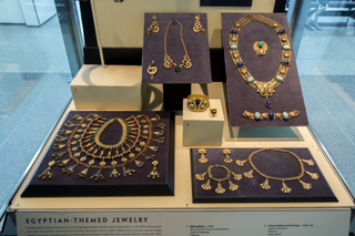 Image: Installation view of "Egyptian Revival: An Everlasting Allure"