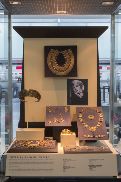 Image: Installation view of "Egyptian Revival: An Everlasting Allure"