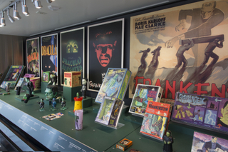 Image: Installation view of "Classic Monsters: The Kirk Hammett Collection"