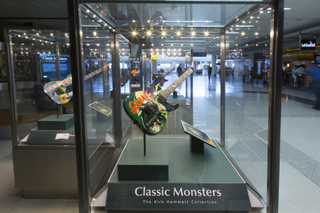 Image: Installation view of "Classic Monsters: The Kirk Hammett Collection"