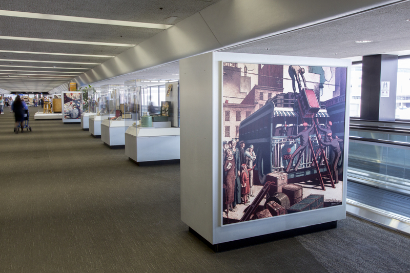Image: Installation view of "Life and Style in the Age of Art Deco"