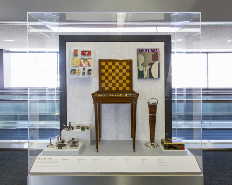Image: Installation view of "Life and Style in the Age of Art Deco"
