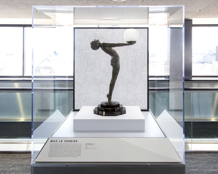 Image: Installation view of "Life and Style in the Age of Art Deco"