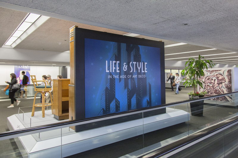Image: Installation view of "Life and Style in the Age of Art Deco"