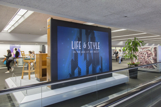 Image: Installation view of "Life and Style in the Age of Art Deco"