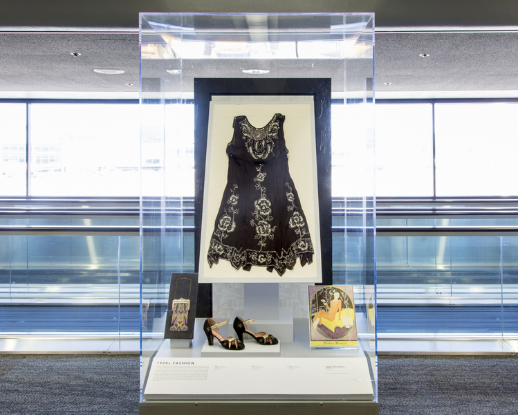 Image: Installation view of "Life and Style in the Age of Art Deco"
