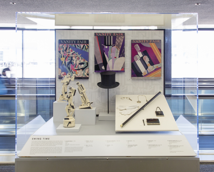Image: Installation view of "Life and Style in the Age of Art Deco"