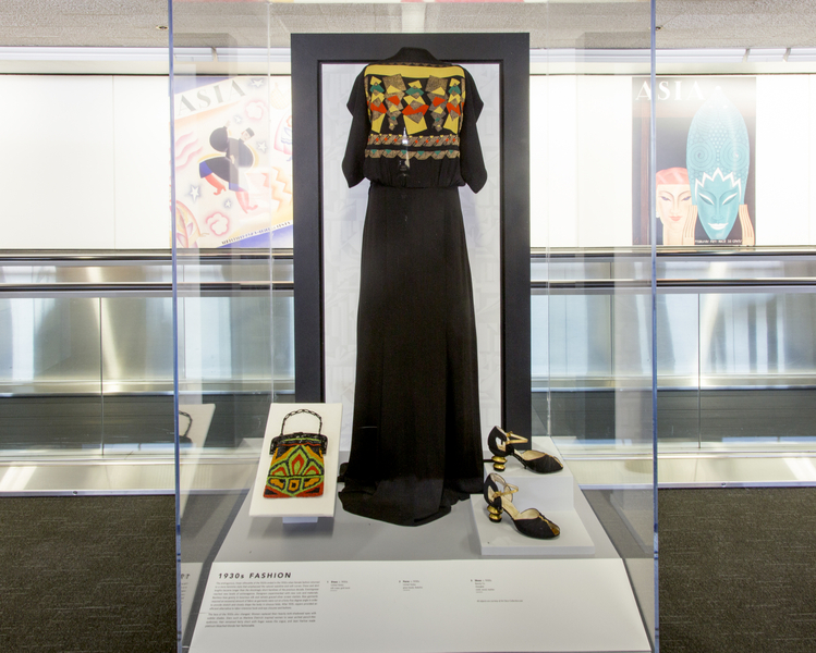 Image: Installation view of "Life and Style in the Age of Art Deco"
