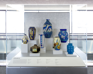 Image: Installation view of "Life and Style in the Age of Art Deco"