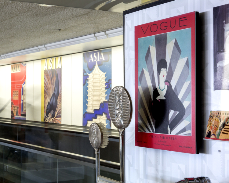 Image: Installation view of "Life and Style in the Age of Art Deco"