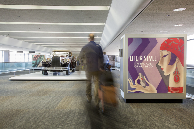 Image: Installation view of "Life and Style in the Age of Art Deco"