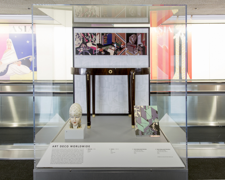 Image: Installation view of "Life and Style in the Age of Art Deco"