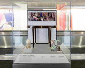 Image: Installation view of "Life and Style in the Age of Art Deco"