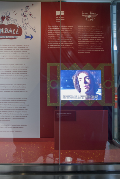 Image: Installation view of "Pinball! From Bagatelle to Rainbow and Flipper to Twilight Zone"