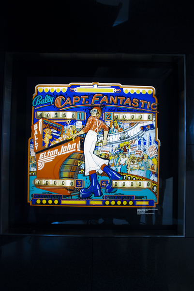 Image: Installation view of "Pinball! From Bagatelle to Rainbow and Flipper to Twilight Zone"