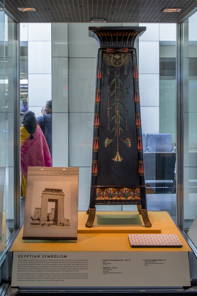 Image: Installation view of "Egyptian Revival: An Everlasting Allure"