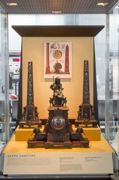 Image: Installation view of "Egyptian Revival: An Everlasting Allure"