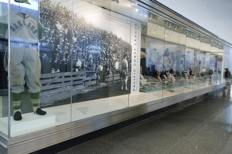 Image: Installation view of "Pacific Coast League: The West Coast’s Major League 1903-1957"