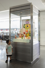 Image: Installation view of "A World of Characters: Advertising Icons from the Warren Dotz Collection"