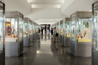 Image: Installation view of "A World of Characters: Advertising Icons from the Warren Dotz Collection"