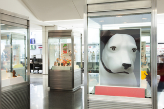 Image: Installation view of "A World of Characters: Advertising Icons from the Warren Dotz Collection"
