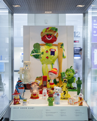 Image: Installation view of "A World of Characters: Advertising Icons from the Warren Dotz Collection"