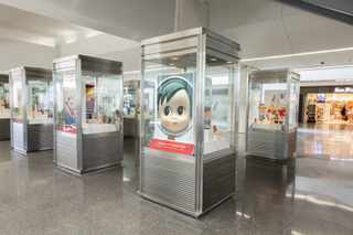Image: Installation view of "A World of Characters: Advertising Icons from the Warren Dotz Collection"