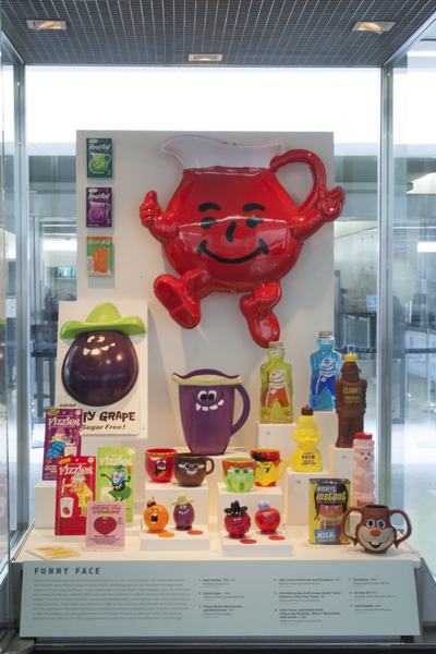 Image: Installation view of "A World of Characters: Advertising Icons from the Warren Dotz Collection"