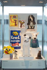 Image: Installation view of "A World of Characters: Advertising Icons from the Warren Dotz Collection"