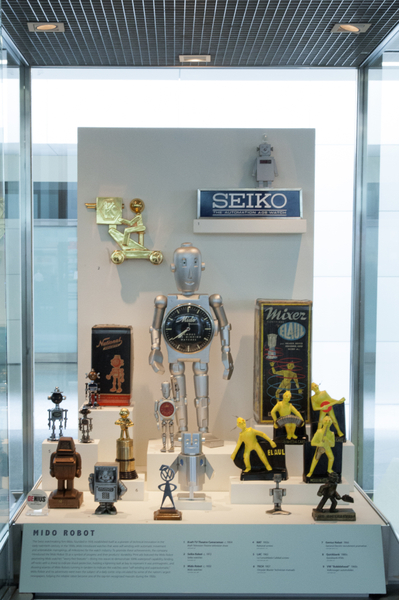 Image: Installation view of "A World of Characters: Advertising Icons from the Warren Dotz Collection"