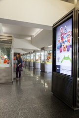 Image: Installation view of "A World of Characters: Advertising Icons from the Warren Dotz Collection"