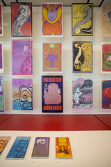 Image: Installation view of "When Art Rocked: San Francisco Music Posters"