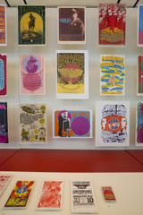 Image: Installation view of "When Art Rocked: San Francisco Music Posters"