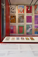 Image: Installation view of "When Art Rocked: San Francisco Music Posters"