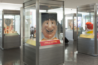 Image: Installation view of "A World of Characters: Advertising Icons from the Warren Dotz Collection"