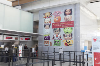 Image: Installation view of "A World of Characters: Advertising Icons from the Warren Dotz Collection"