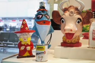 Image: Installation view of "A World of Characters: Advertising Icons from the Warren Dotz Collection"
