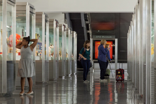 Image: Installation view of "A World of Characters: Advertising Icons from the Warren Dotz Collection"
