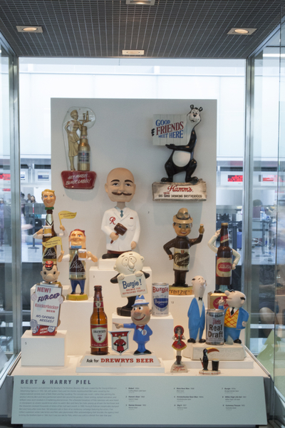 Image: Installation view of "A World of Characters: Advertising Icons from the Warren Dotz Collection"